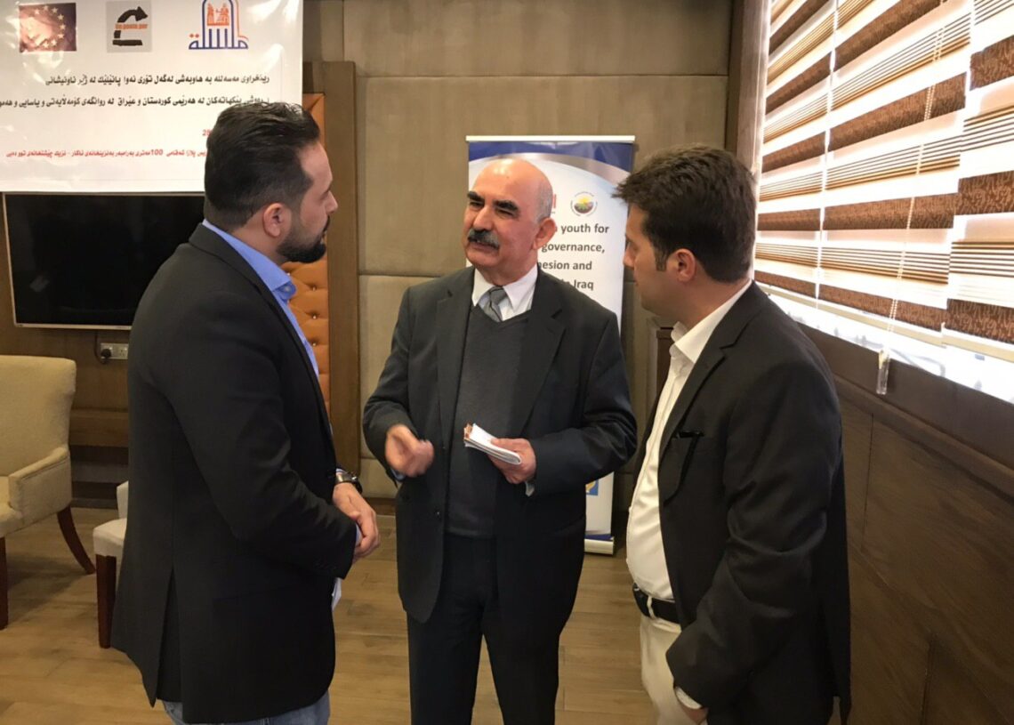 بەشداری یەکیەتیی لاوانی دیموکرتی رۆژهەڵاتی کوردستان و لاوانی شیوعی لە زنجیرە کۆڕ و دیداری جیاجیا لە هەولێر