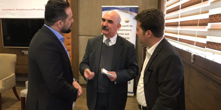 بەشداری یەکیەتیی لاوانی دیموکرتی رۆژهەڵاتی کوردستان و لاوانی شیوعی لە زنجیرە کۆڕ و دیداری جیاجیا لە هەولێر