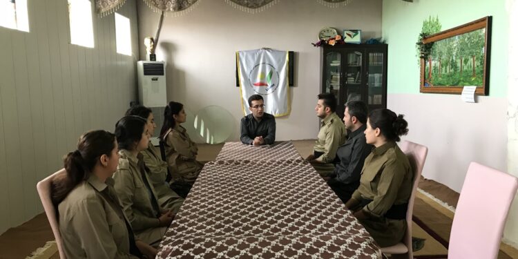 بەڕێوەچوونی کۆبونەوەی بەڕێوەبەریی یەکیەتیی لاوانی دێموکراتی رۆژهەڵاتی کوردستان