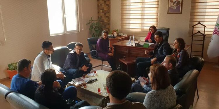 دیداری لاوان لەگەڵ خاتوو فلز بلوتەکین هاوسەرۆکی HDP لە ئامەد
