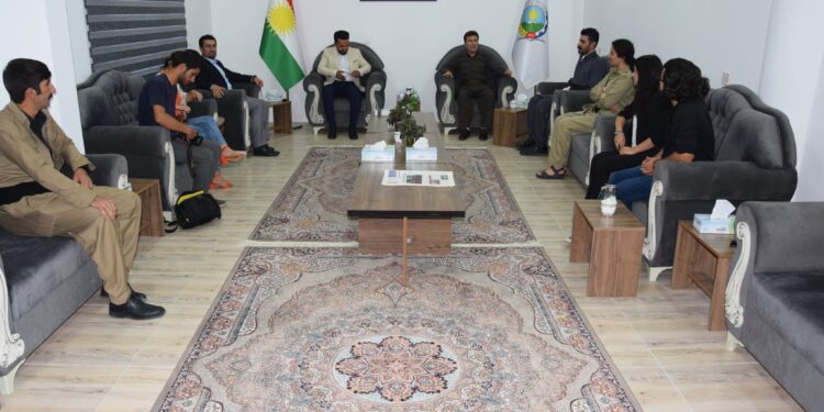 دیداری هاوبەشی یەکیەتیی لاوانی دێموکراتی رۆژهەڵاتی کوردستان لەگەڵ یەکیەتیی گشتیی قوتابیانی کوردستان