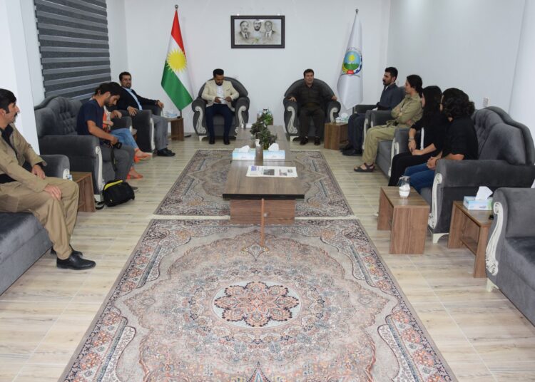 دیداری هاوبەشی یەکیەتیی لاوانی دێموکراتی رۆژهەڵاتی کوردستان لەگەڵ یەکیەتیی گشتیی قوتابیانی کوردستان