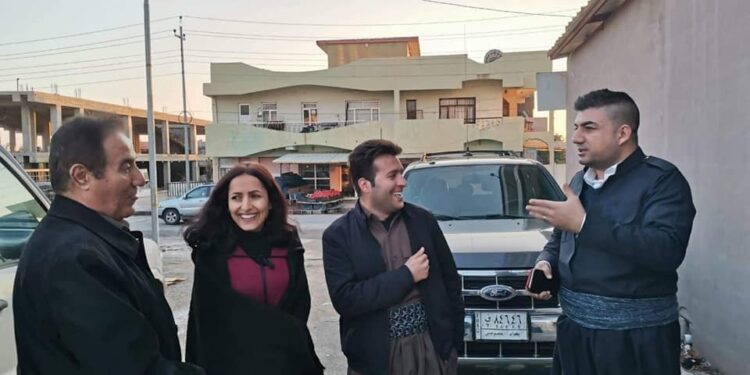 سەردانی یەکێتی لاوان و یەکێتی ژنانی دێموکڕاتی کوردستان لە ڕێکخراوی گەشەی لاوانی کوردستان