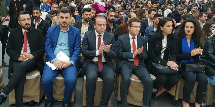 بەشداری شاندێکی یەکیەتیی لاوان لە کۆنگرەی دووهەمی لاوانی HDP لە باکووری کوردستان