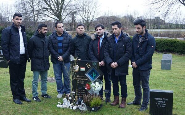 سه‌ردانی هه‌یئه‌تی ده‌سته‌ی به‌ڕێوه‌به‌ری گشتی لاوانی نۆڕوێژ و كومیته‌ی لاوانی  ڕووگلاند بۆ سه‌ر گڵكۆی لاوی كۆچكردوو كاروان قازانی