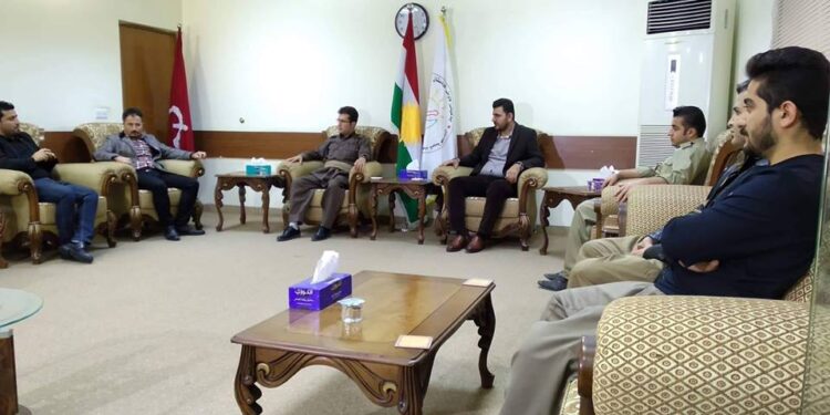 دیداری یەکیەتیی لاوانی دێموکراتی رۆژهەلاتی کوردستان و یەکیەتیی لاوانی کوردستان