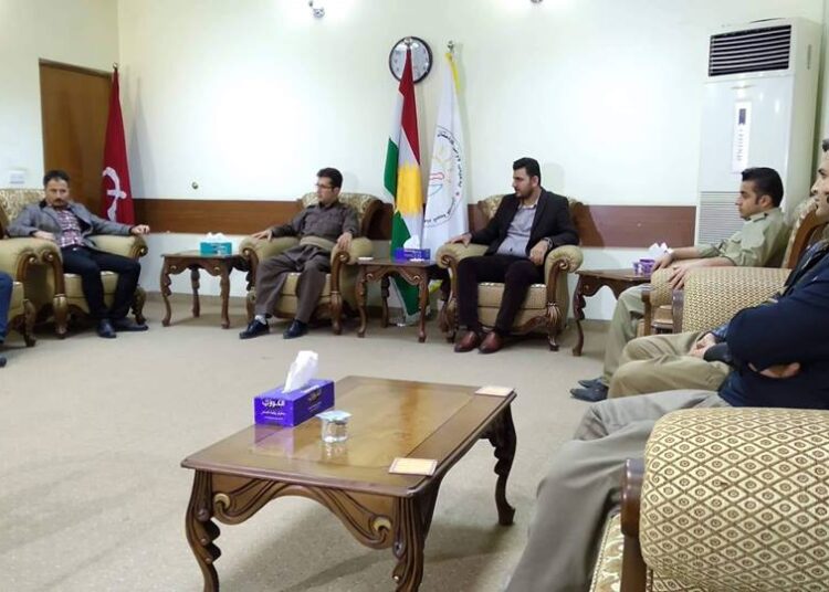 دیداری یەکیەتیی لاوانی دێموکراتی رۆژهەلاتی کوردستان و یەکیەتیی لاوانی کوردستان