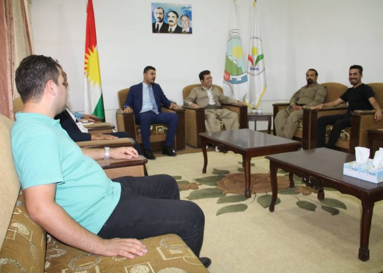 دیداری هاوبەشی نێوان یەکیەتیی لاوانی دێموکرات و یەکیەتیی لاوانی کوردستان