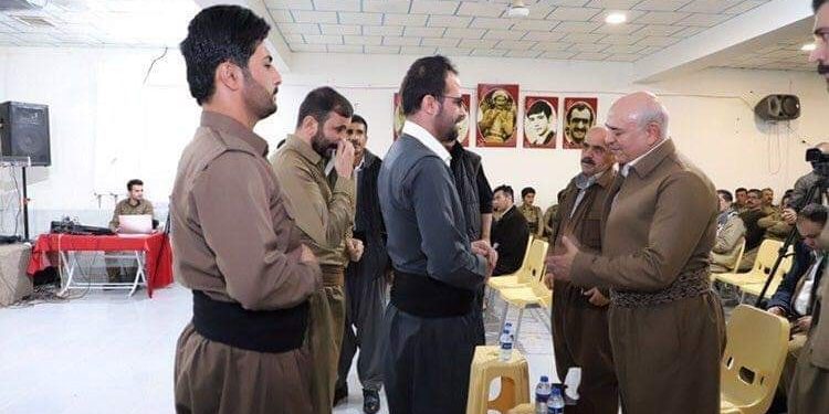 بەشداری ھەیئەتێکی یەکیەتی لاوان لە مەراسیمی ٢٦ی ڕێبەندان ڕۆژی کۆمەڵە