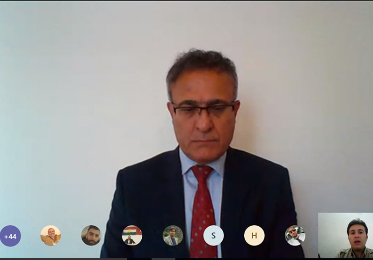 کۆبوونەوەی سکرتێری گشتیی حیزبی دێموکراتی کوردستان و ئەندامانی یەکیەتیی لاوانی دێموکراتی ڕۆژهەڵاتی کوردستان لە دەرەوەی وڵات