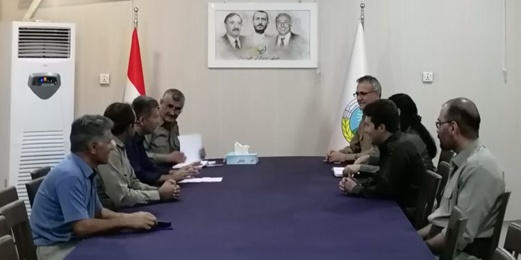 کۆبوونەوەی سکرتاریای حیزبی دێموکراتی کوردستان لەگەڵ بەرپرسانی ڕێکخراوە دێموکراتیکەکانی حیزب