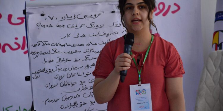 بەڕێوەچوونی چادرگەیەک بەبۆنەی ڕۆژی جیهانیی لاوان