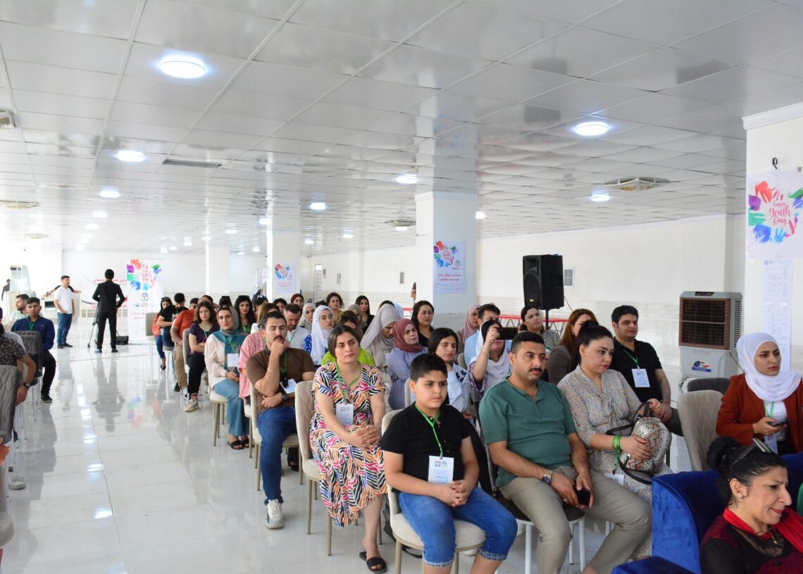 بەڕێوەچوونی چادرگەیەک بەبۆنەی ڕۆژی جیهانیی لاوان