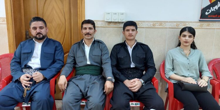 بەشداری شاندێکی یەکیەتیی لاوان لە یادی دامەزرانی حیزبی شیوعی