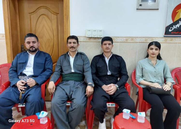 بەشداری شاندێکی یەکیەتیی لاوان لە یادی دامەزرانی حیزبی شیوعی