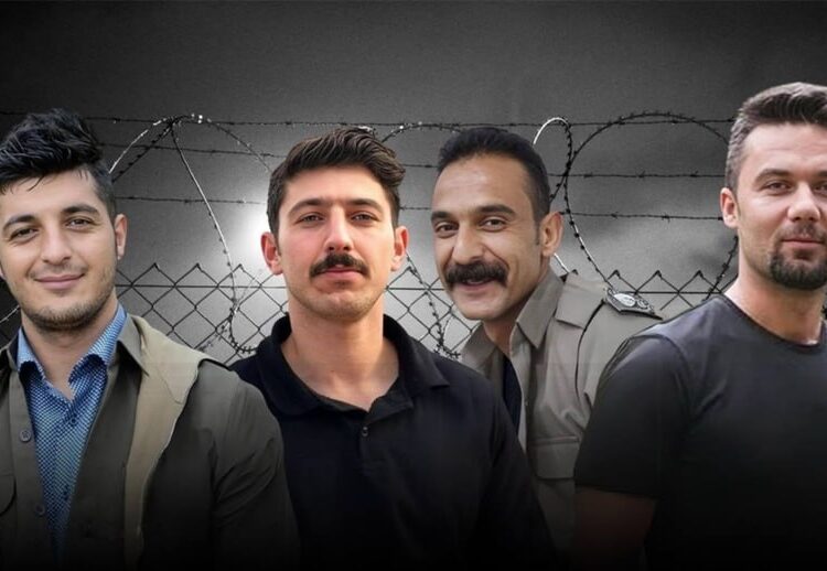 چوار بەندکراوی سیاسیی کورد لە سێدارە دران