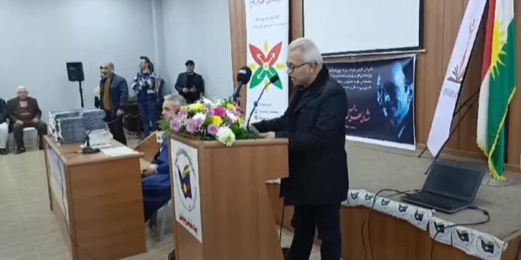 بەڕێوەچوونی کۆڕێکی ڕێزلێنان لە مامۆستا شەریف حوسێن پەناهی شاعیری ملوانکەی شین