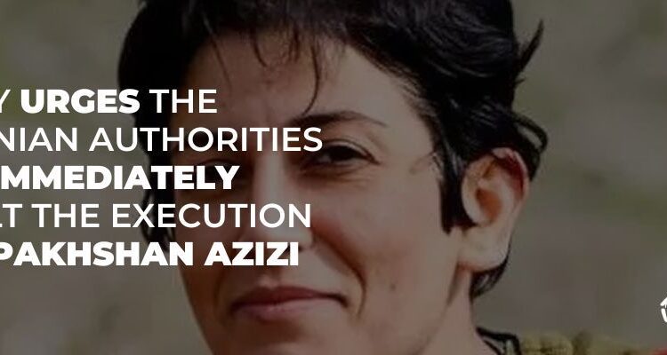 IUSY urges the Iranian authorities to immediately halt the execution of Pakhshan Azizi