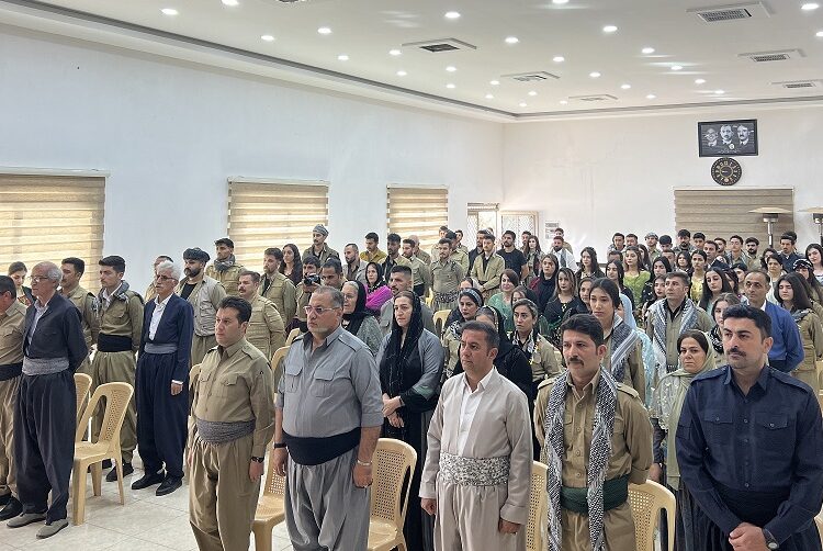 ٨٢هەمین  ساڵڕۆژی دامەزرانی یەکیەتیی لاوانی دێموڪراتی ڕۆژهەڵاتی ڪوردستان بەرز ڕاگیرا