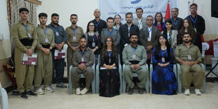 کۆتاییهاتنی سەرکەوتووانەی کۆنگرەی نۆیەمی یەکیەتیی لاوانی دێموکراتی ڕۆژهەڵاتی کوردستان