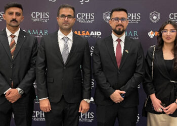 بەشداریی شاندێکی یەکیەتیی لاوان لە ئیڤێنتی “دەنگدانەوەی خۆڕاگری” لە زانکۆی ئەمریکیی کوردستان- دهۆک