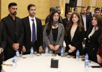 بەشداریی شاندێکی یەکیەتیی لاوان لە ڕێوڕەسمی ٧٣یەمین ساڵیادی دامەزراندنی یەکێتیی قوتابیان و لاوانی دێموکراتی کوردستان