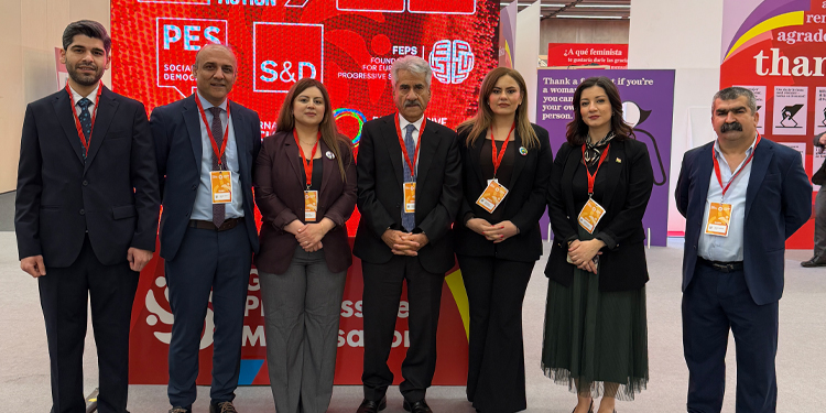 ئیسپانیا/ بەشداریی نوێنەری یەکیەتیی لاوان لە کۆبوونەوەی “هاوپەیمانیی پێشکەوتنخواز” لە بارسلۆنا